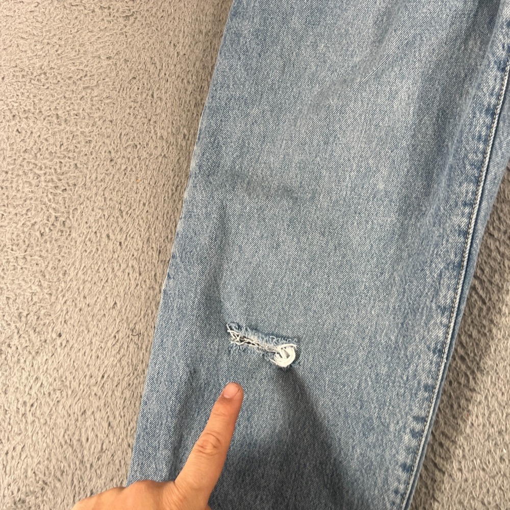 Levis 94 Baggy Jeans Womens 28 Light Wash 90s Y2K Streetwear - Picture 3 of 16
